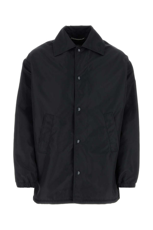 Dolce & Gabbana Men Midnight Blue Nylon Jacket