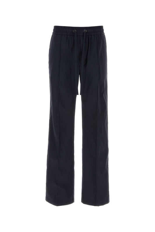 Dolce & Gabbana Men Navy Blue Stretch Nylon Pant