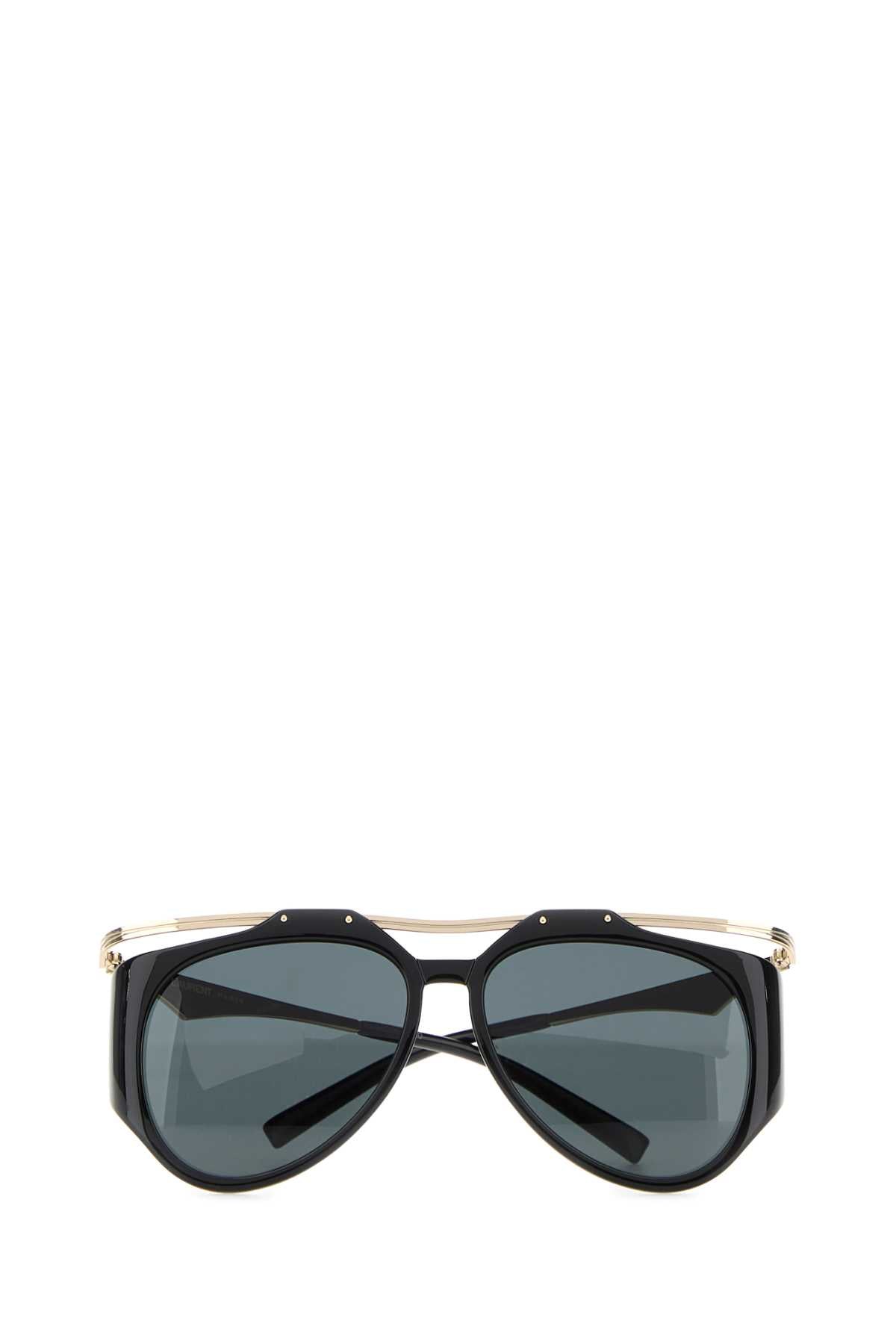 Saint Laurent Women Black Acetate M137 Amelia Sunglasses