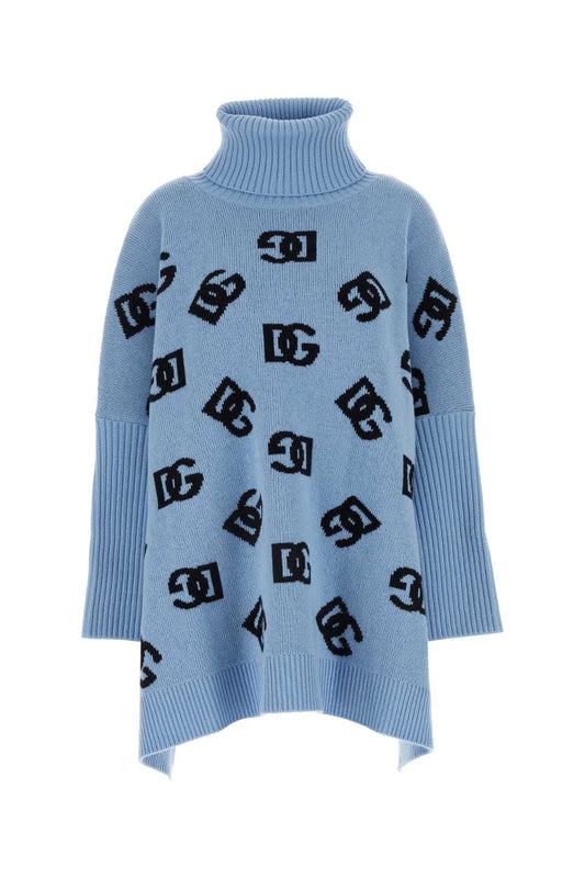 Dolce & Gabbana Women Embroidered Wool Poncho