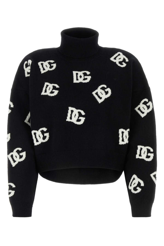 Dolce & Gabbana Women Embroidered Wool Sweater