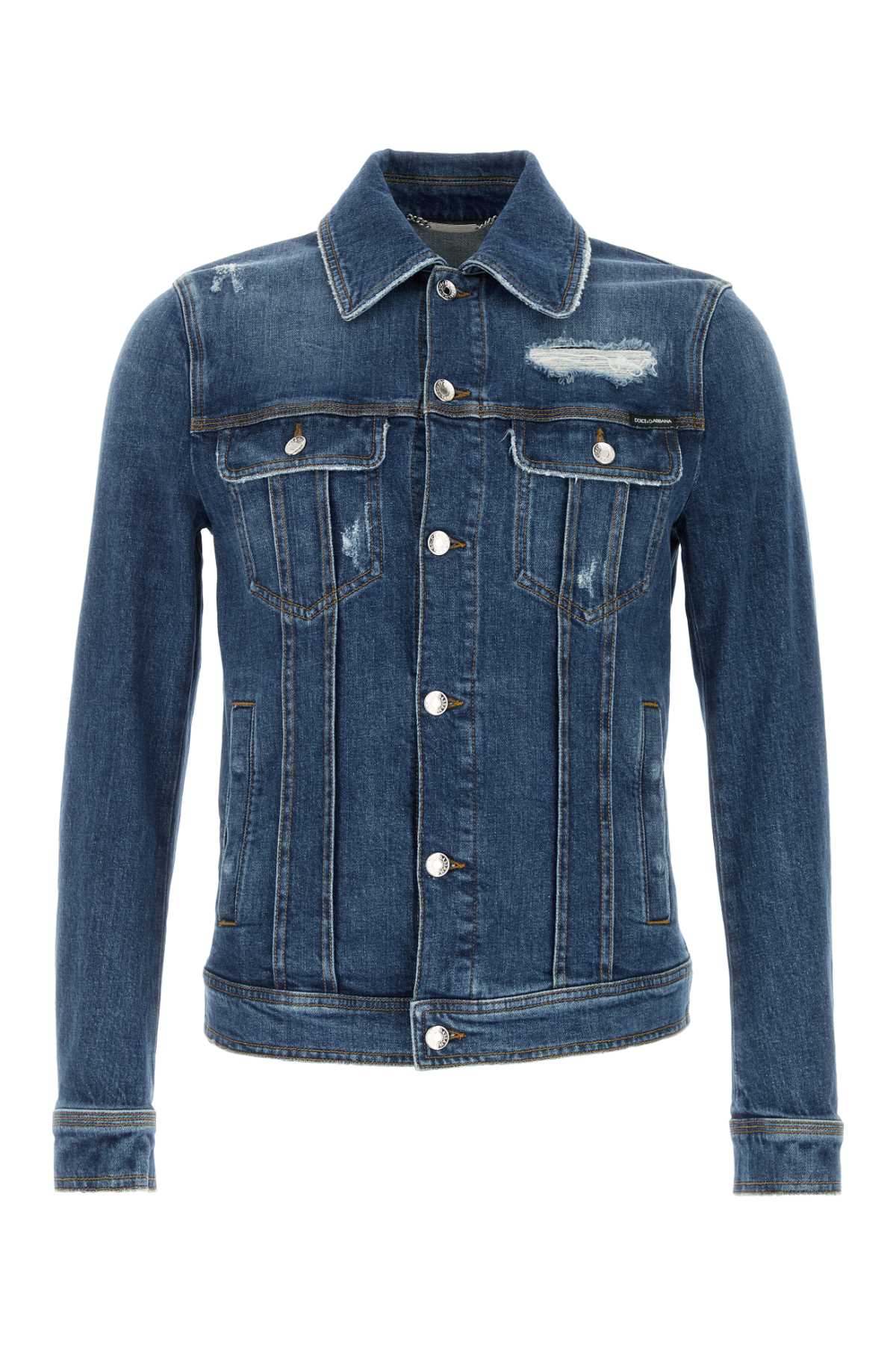 Dolce & Gabbana Men Stretch Denim Jacket