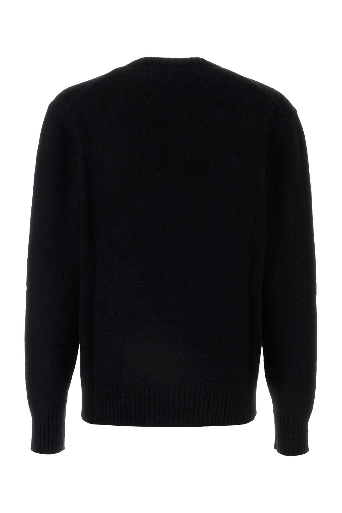 Dolce & Gabbana Men Black Nylon Blend Cardigan