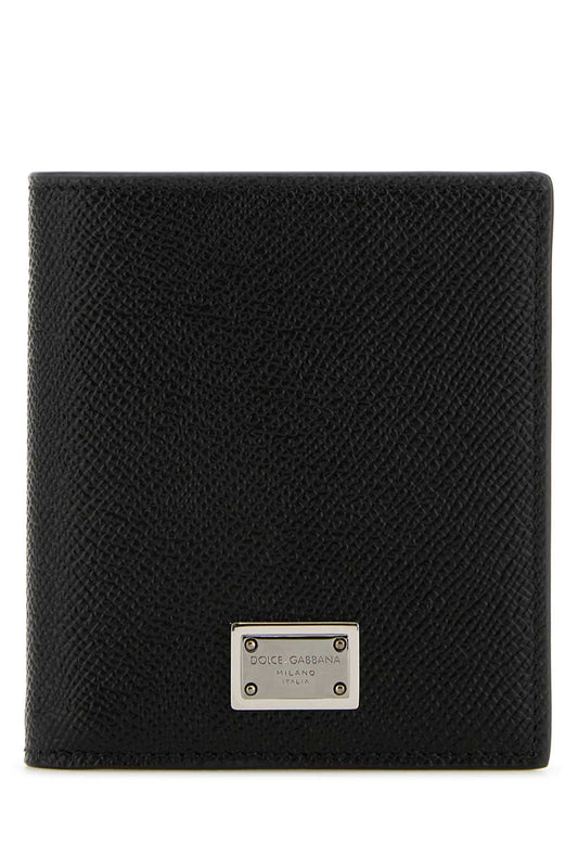 Dolce & Gabbana Men Black Leather Wallet
