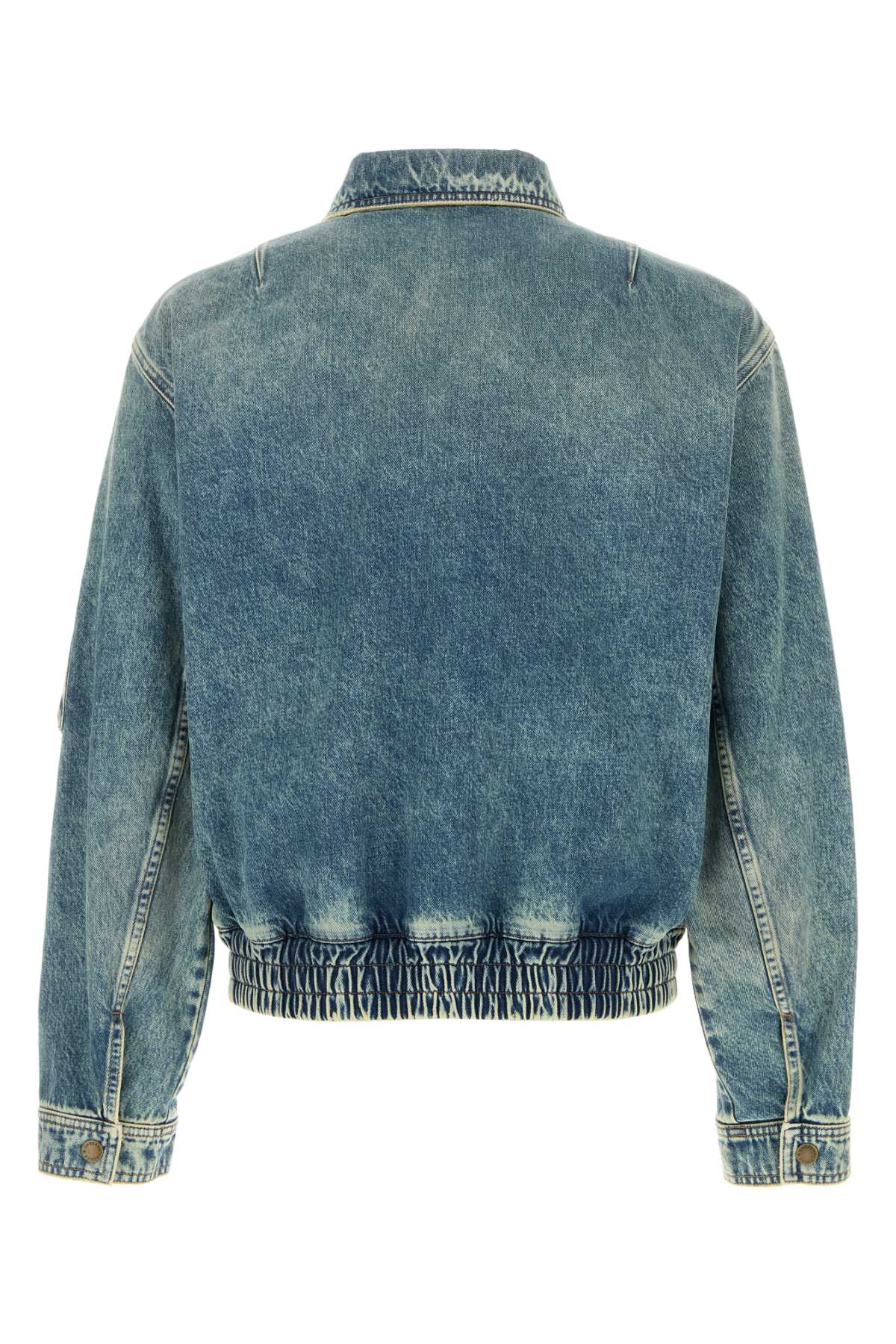 Dolce & Gabbana Men Denim Bomber Jacket