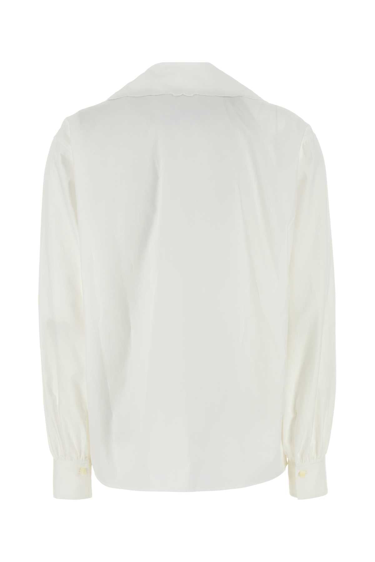 Chloe Women White Poplin Shirt