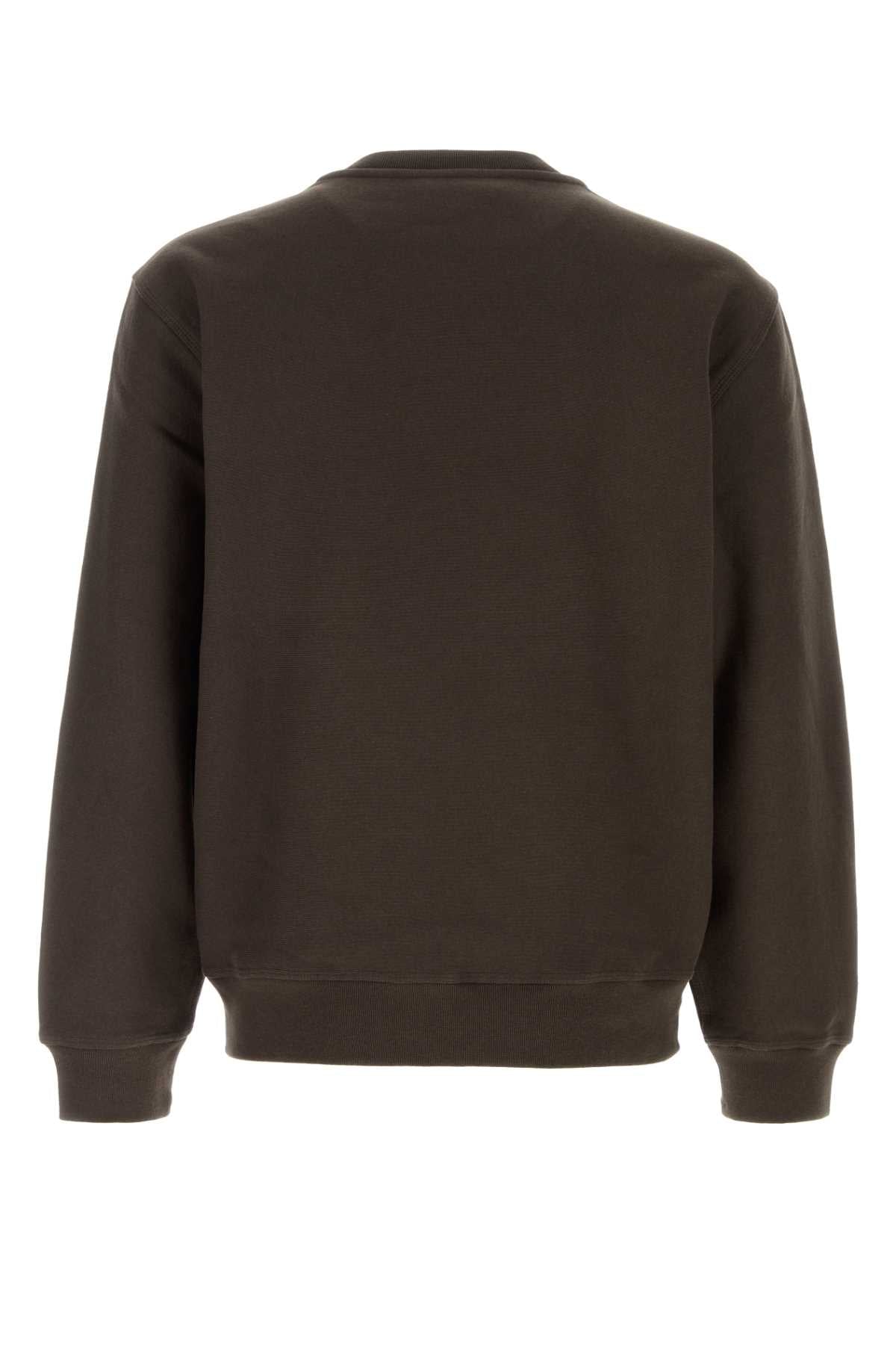 Burberry Men Brown Cotton Blend Sweatshirt