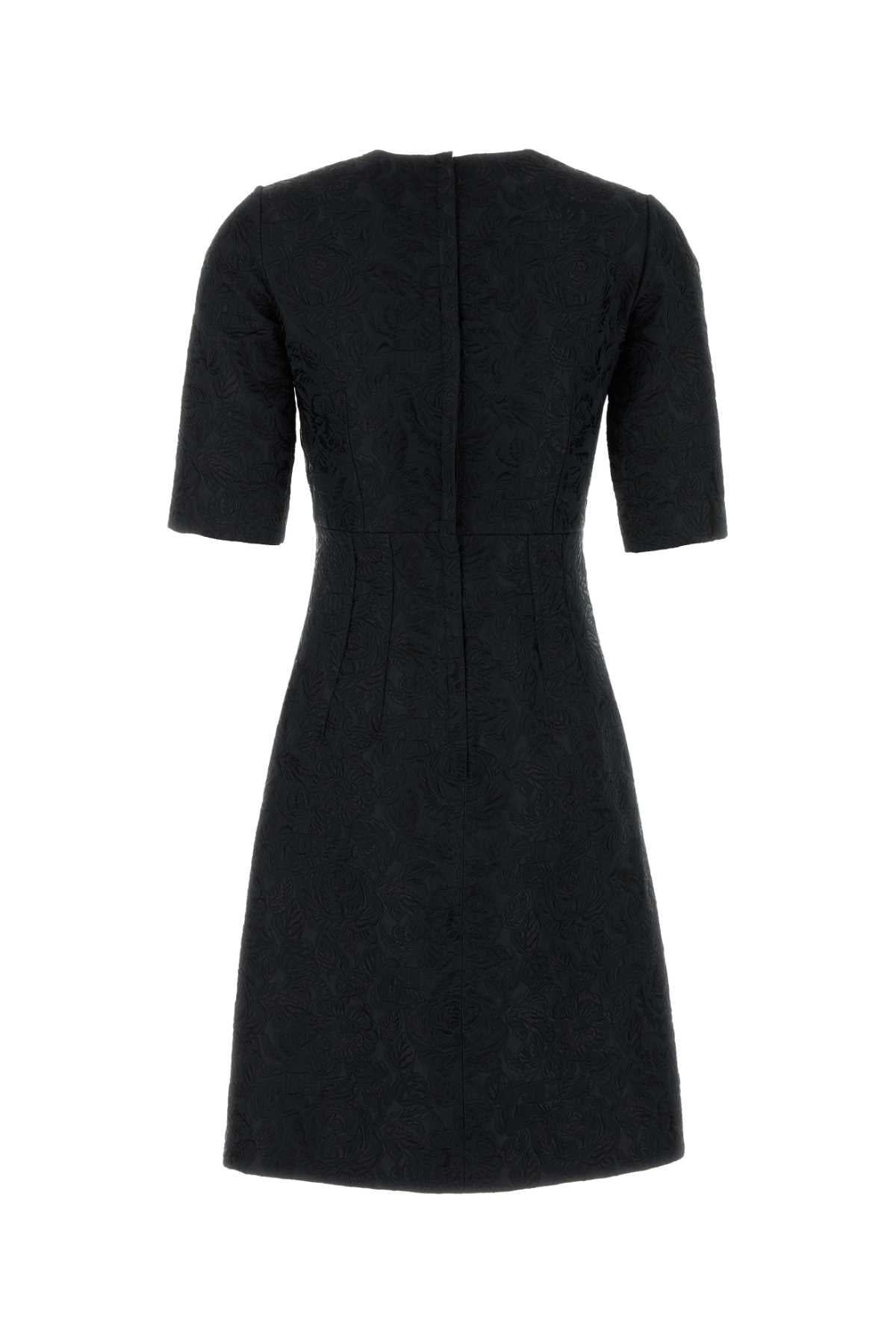 Dolce & Gabbana Women Black Brocade Dress