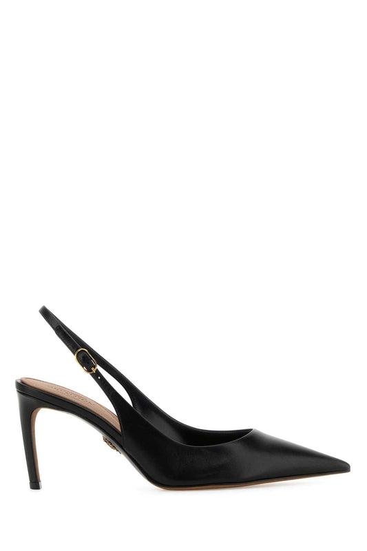 Dolce & Gabbana Women Black Leather Devotion 75 Pumps