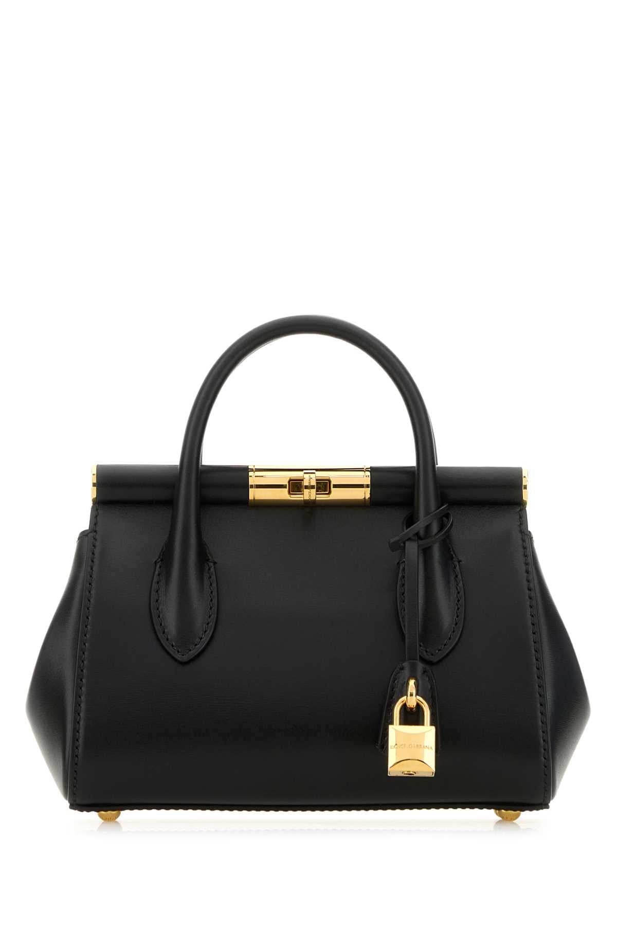 Dolce & Gabbana Women Black Leather Marlene Handbag