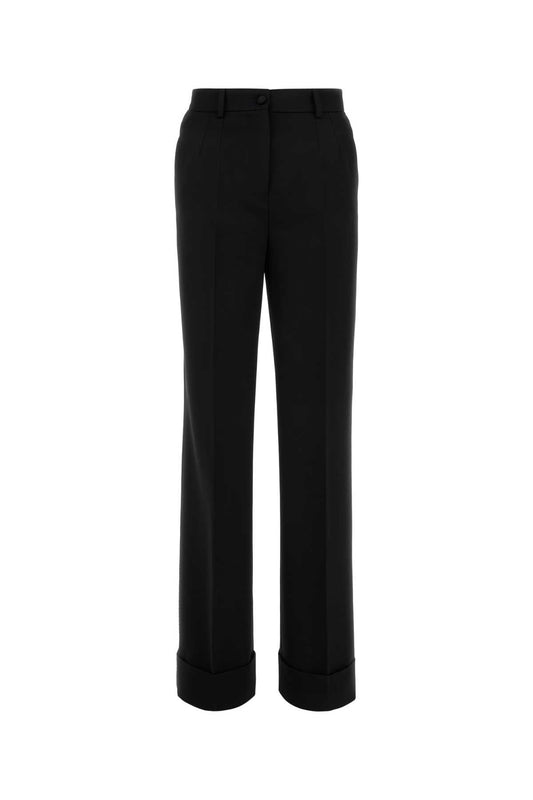 Dolce & Gabbana Women Black Wool Pant