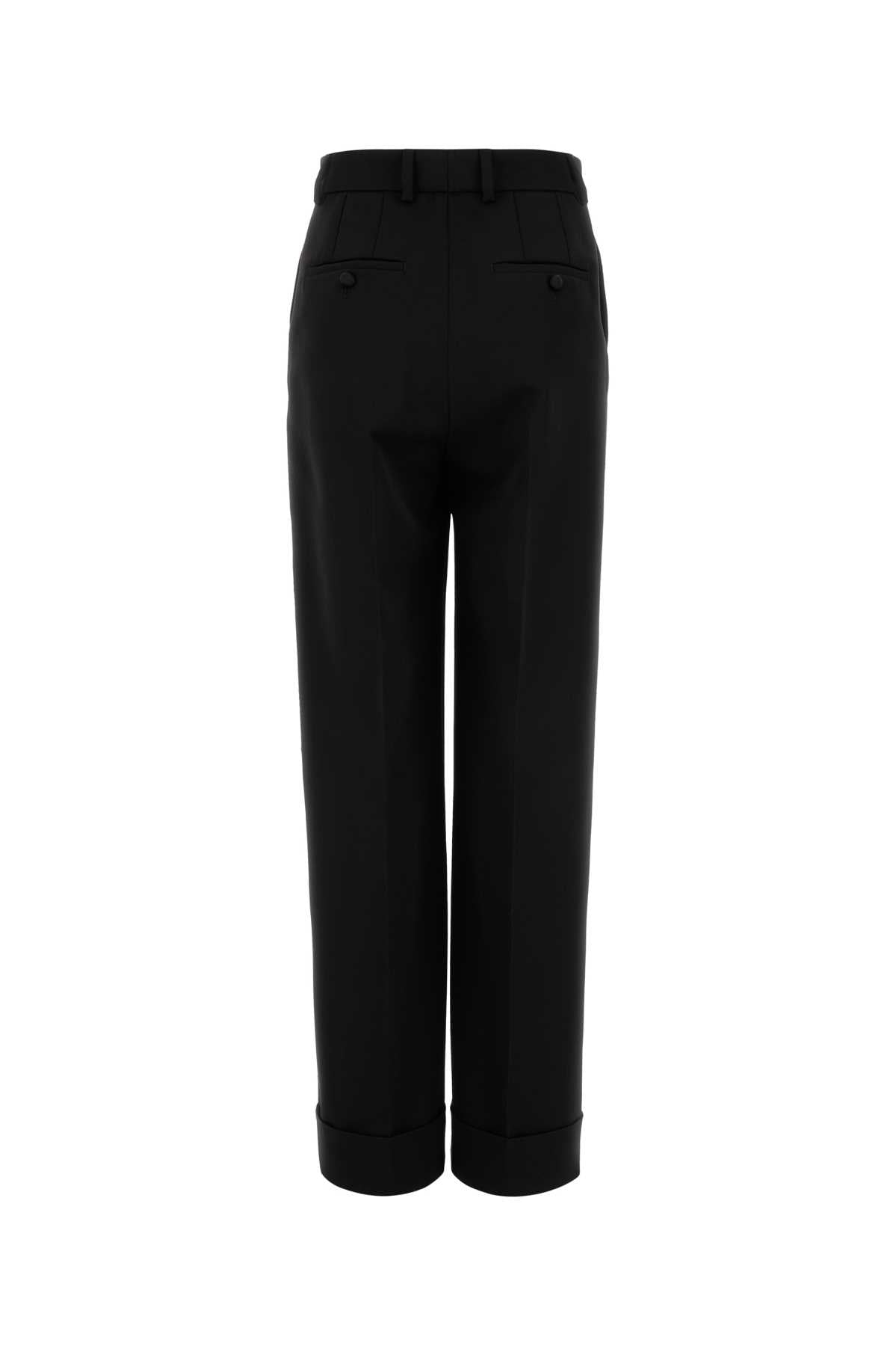 Dolce & Gabbana Women Black Wool Pant