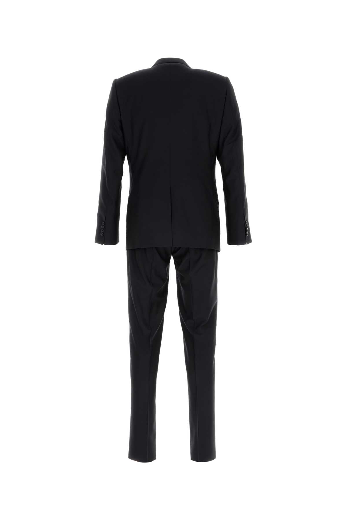 Dolce & Gabbana Men Midnight Blue Wool Blend Suit