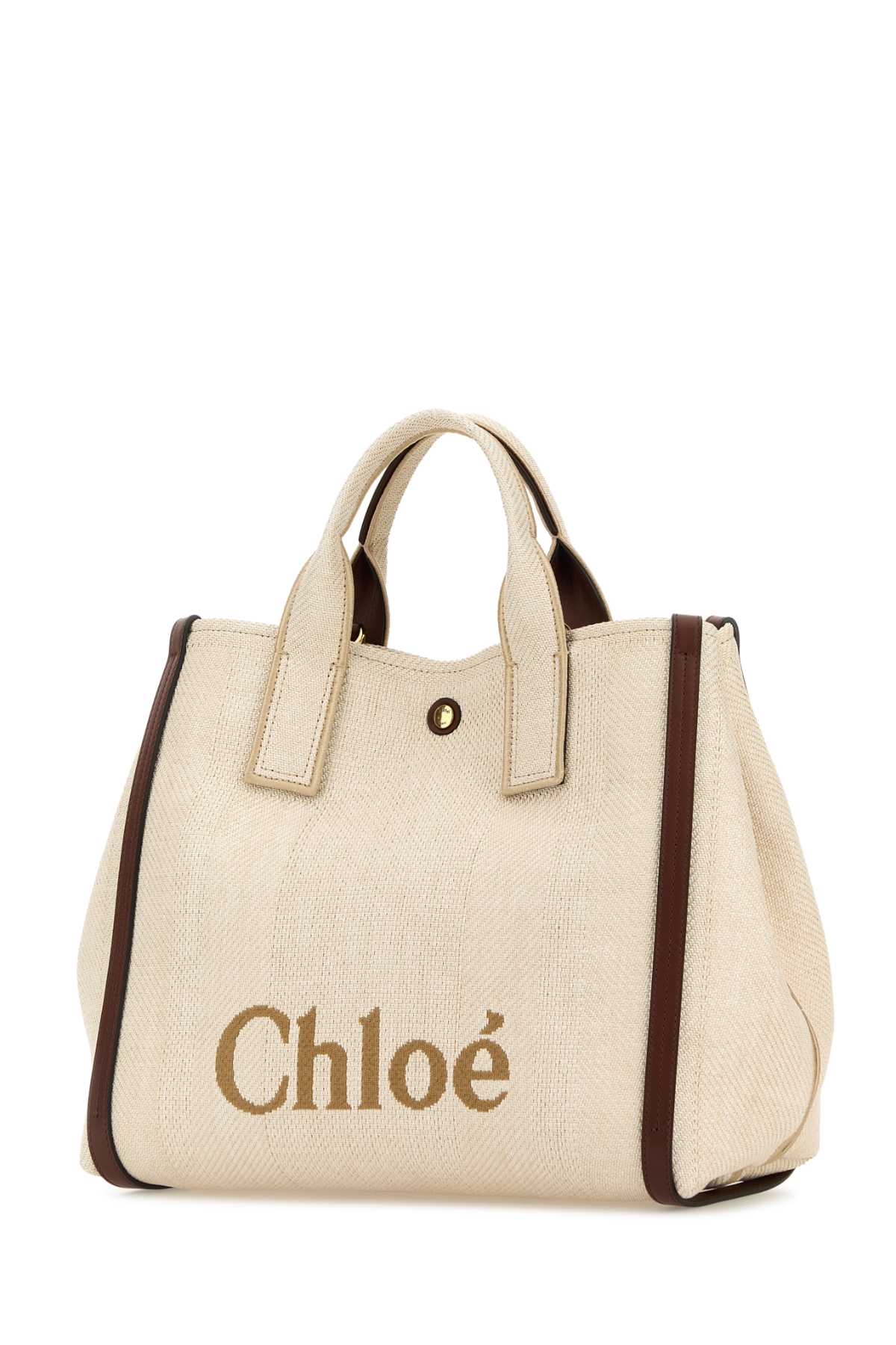 Chloe Women Sand Fabric Medium Chloe Carry Shopping Bag