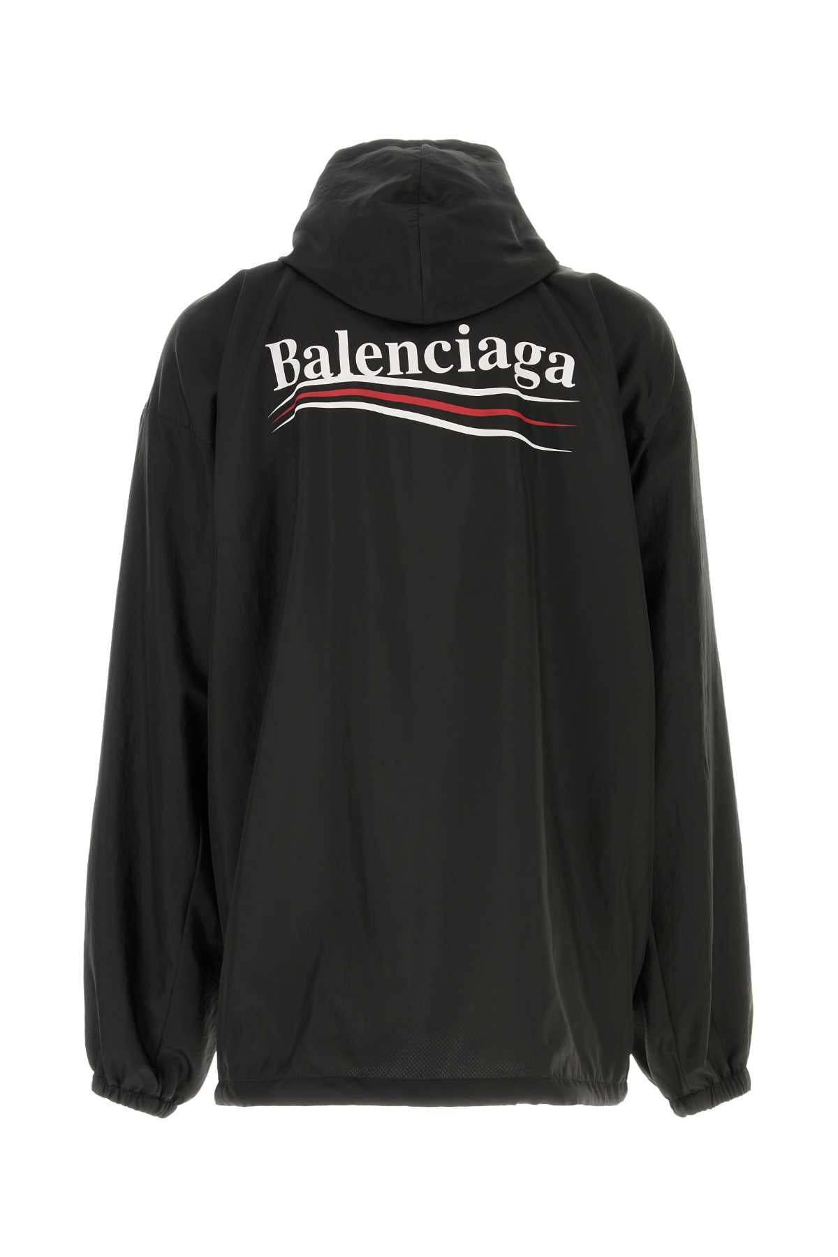 Balenciaga Men Black Polyester Jacket