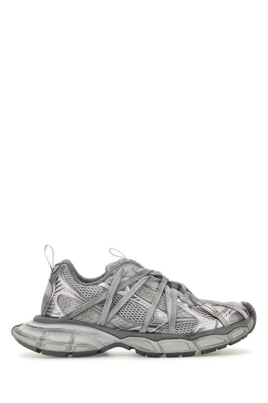 Balenciaga Men Grey Mesh And Rubber 3Xl Extreme Sneakers