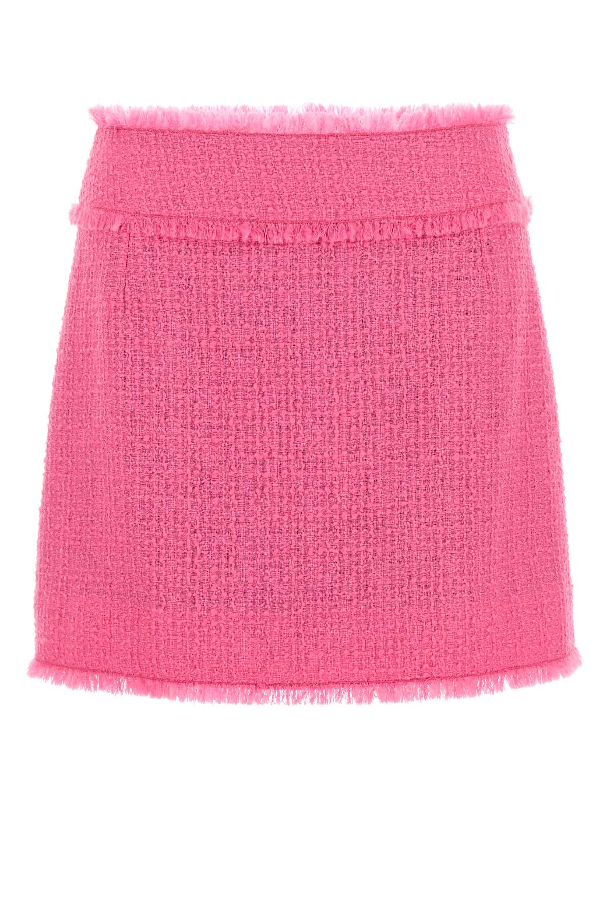 Dolce & Gabbana Women Fuchsia Tweed Mini Skirt