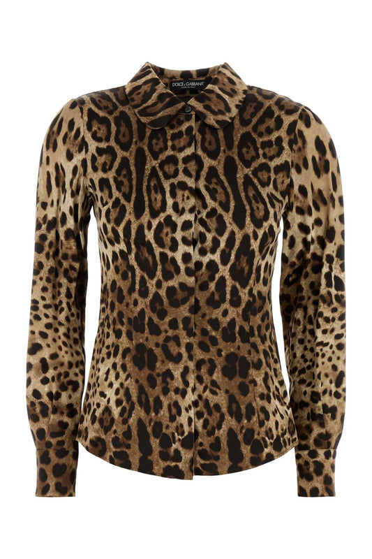 Dolce & Gabbana Women Printed Satin Shirt