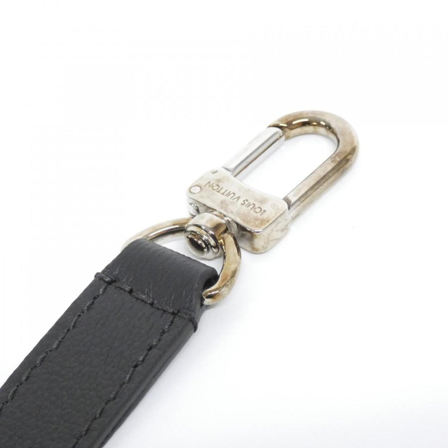 Louis Vuitton Black Leather Handbag ()