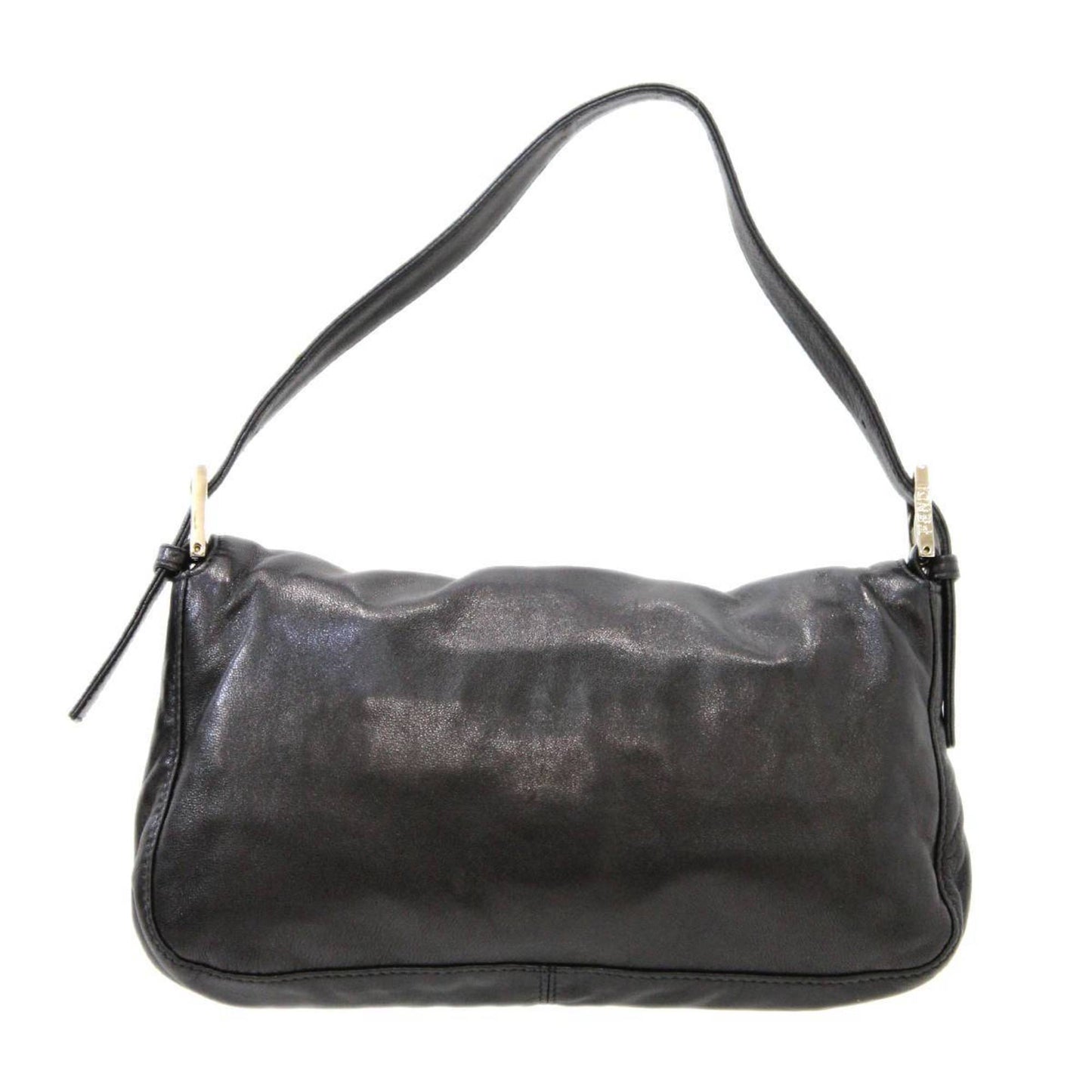 FENDI mamma bucket handbag leather black