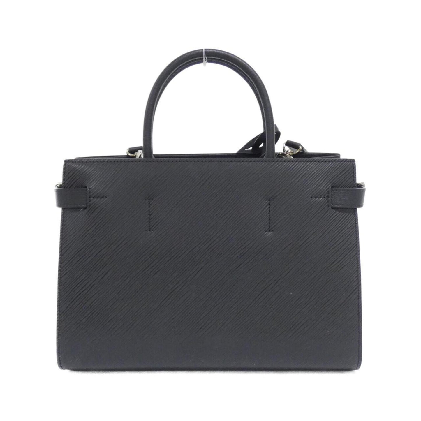 Louis Vuitton Black Leather Handbag ()