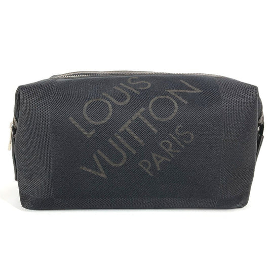 Louis Vuitton Black Damier Geant Clutch Bag Pouch ()