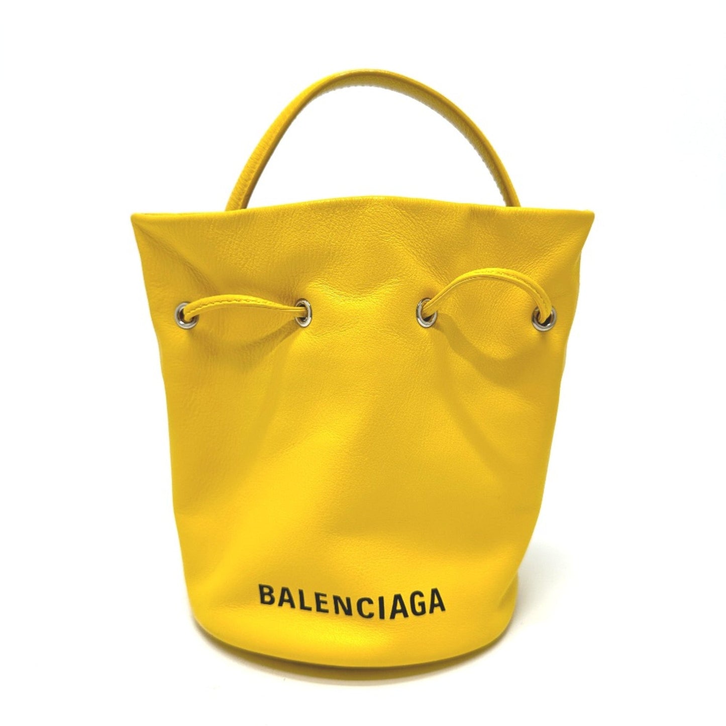 Balenciaga Yellow Leather Shoulder Bag ()