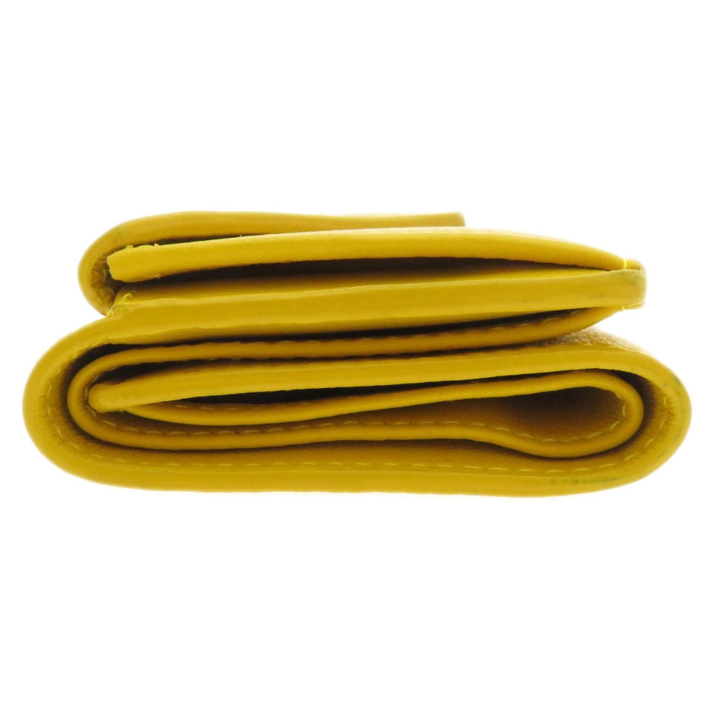 Balenciaga Yellow Leather Wallet (Bi-Fold) ()