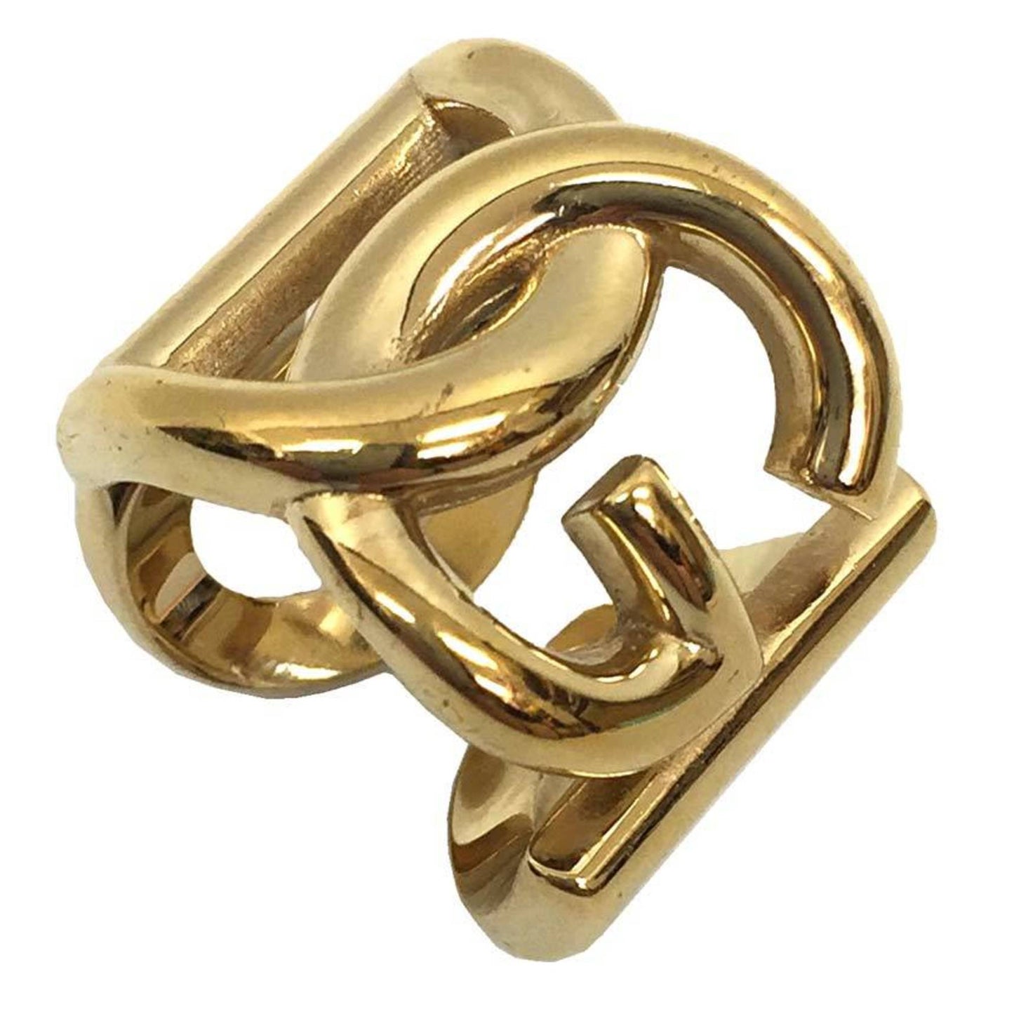 Dolce & Gabbana Gold Metal Band Ring ()
