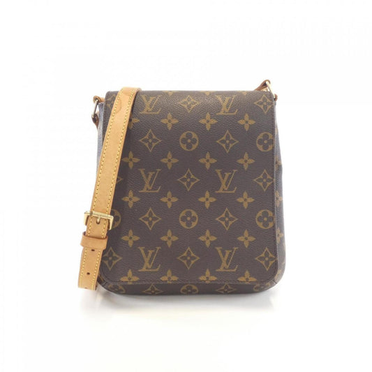 Louis Vuitton Marron Coated Canvas Shoulder Bag ()
