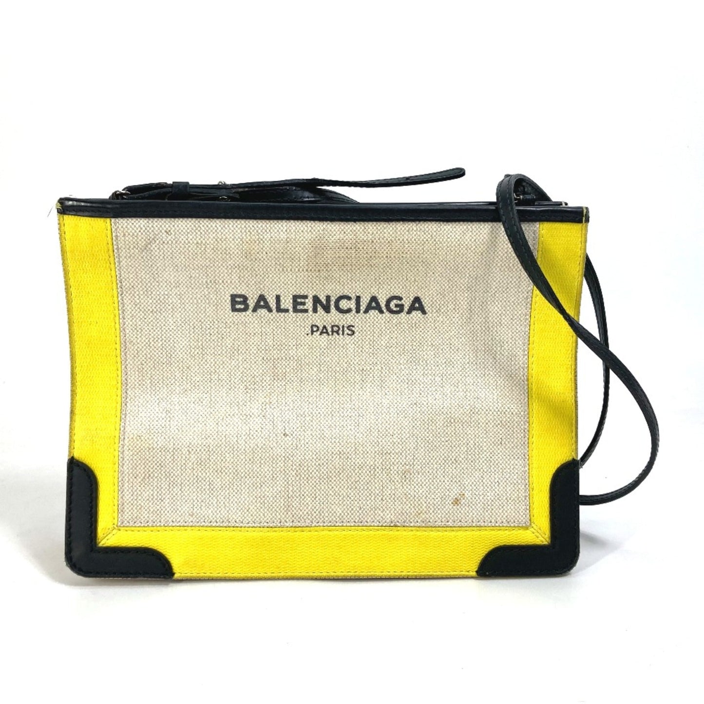 Balenciaga Yellow Leather Shoulder Bag ()