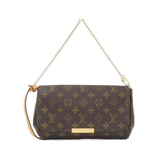 Louis Vuitton Marron Coated Canvas Shoulder Bag ()