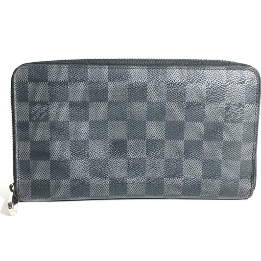 Louis Vuitton Black Damier Graphite Damier Graphite Long Wallet (Bi-Fold) ()
