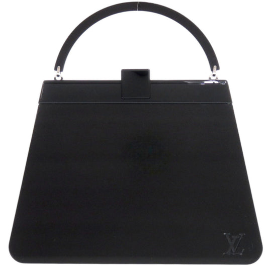 Louis Vuitton Black Plastic Leather Handbag ()