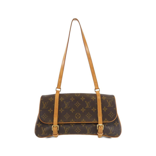 Louis Vuitton Marron Coated Canvas Shoulder Bag ()