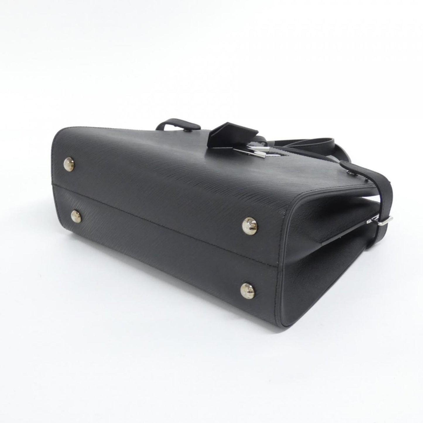 Louis Vuitton Black Leather Handbag ()