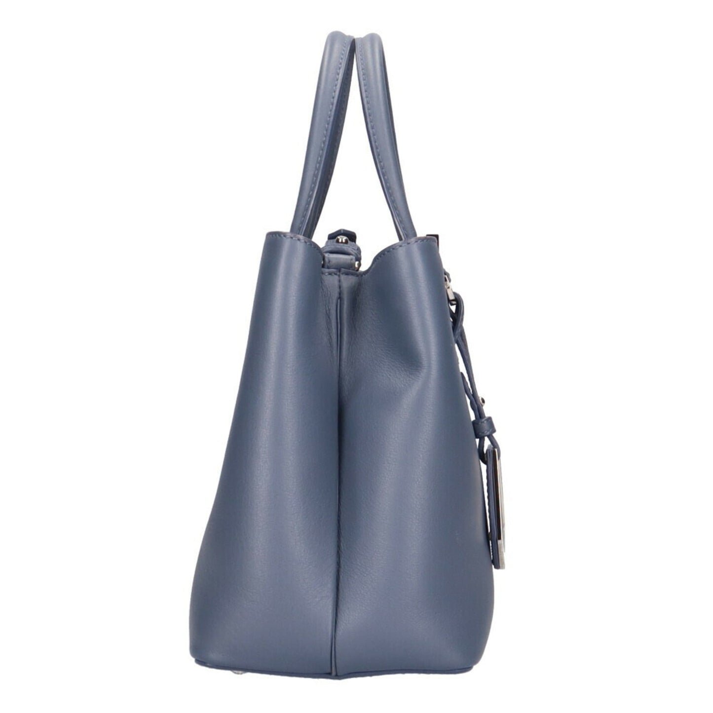 FENDI Toujour Shoulder Bag Leather Blue Ladies