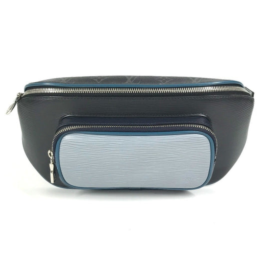 Louis Vuitton Blue Monogram Eclipse Navy Monogram Eclipse Epi Leather Fanny Pack Shoulder Bag ()