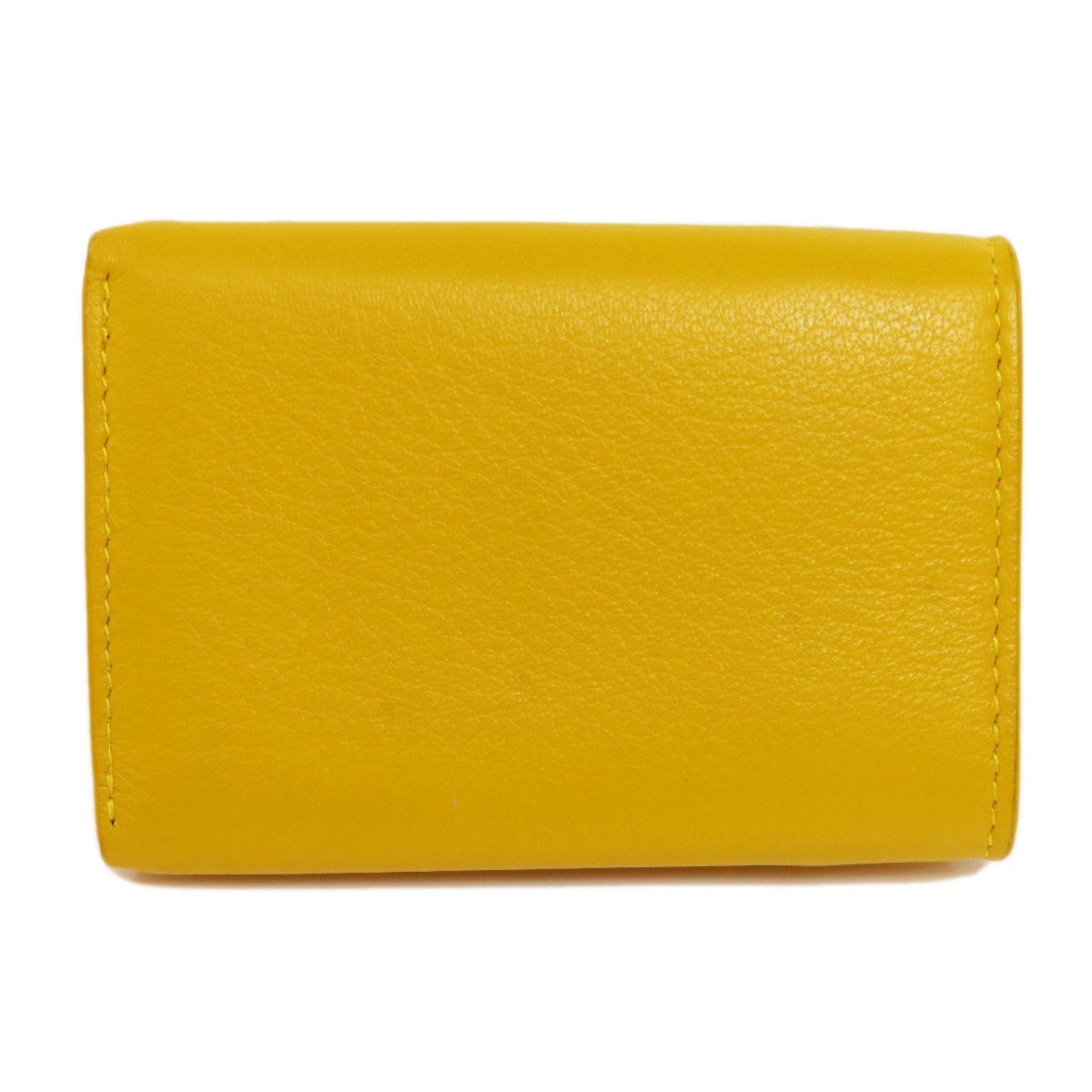 Balenciaga Yellow Leather Wallet (Bi-Fold) ()