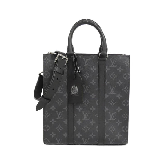 Louis Vuitton Black Coated Canvas Handbag ()