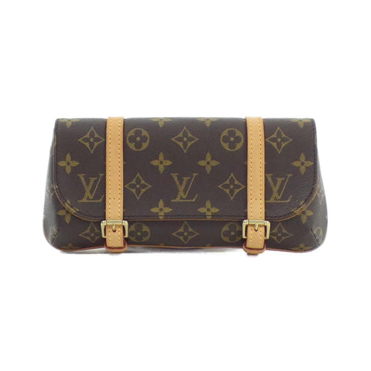 Louis Vuitton Marron Coated Canvas Fanny Pack Pochette ()