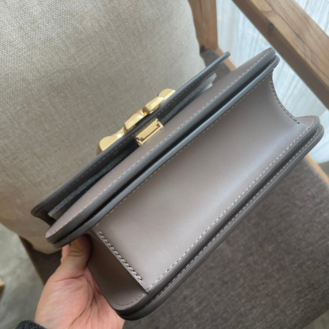 Celine TRIPHOME BOX 18 CALFSKIN GREY
