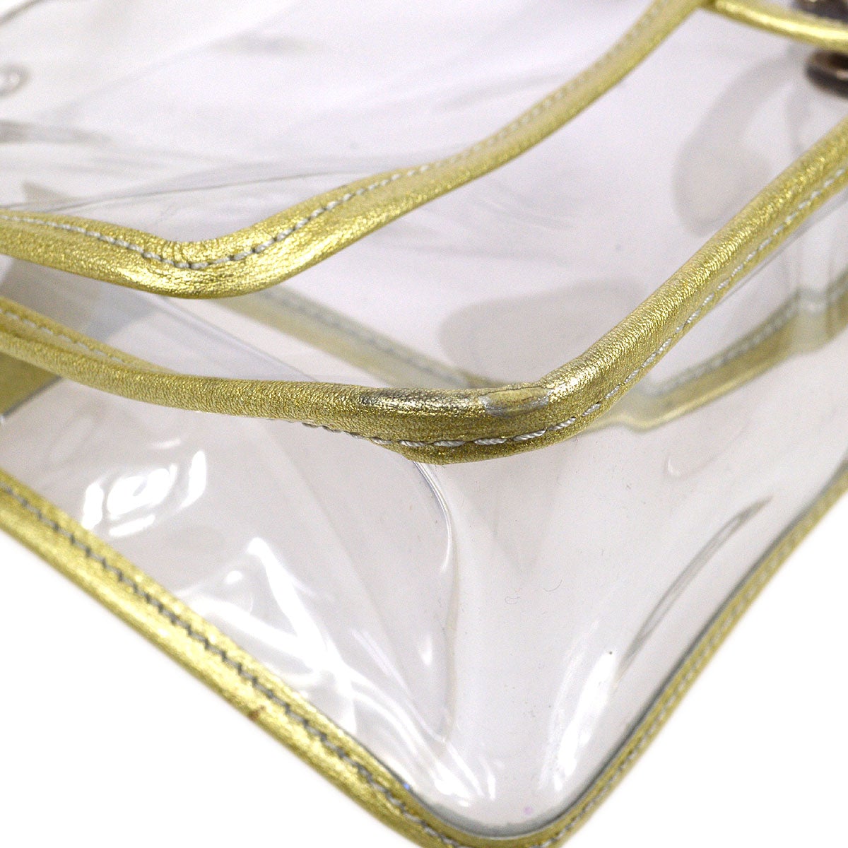 CHANEL 2006-2008 PVC Classic Single Flap Bag Large