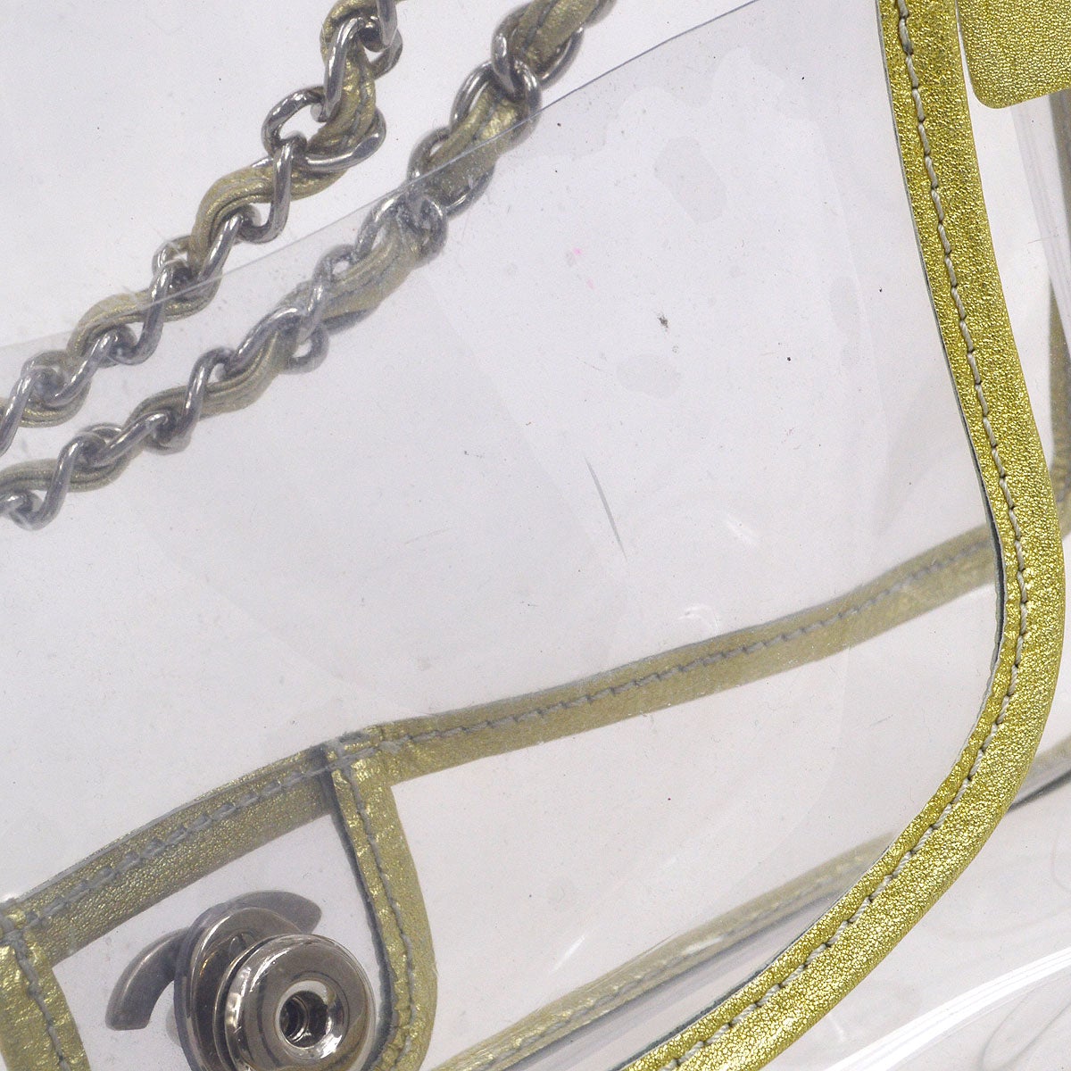 CHANEL 2006-2008 PVC Classic Single Flap Bag Large