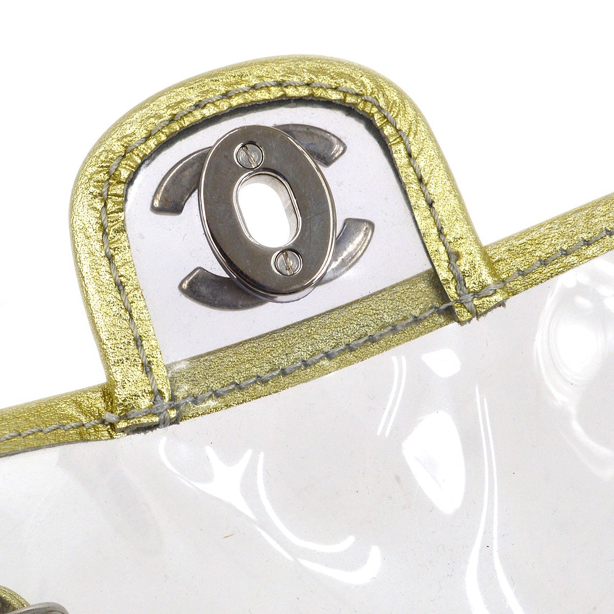 CHANEL 2006-2008 PVC Classic Single Flap Bag Large