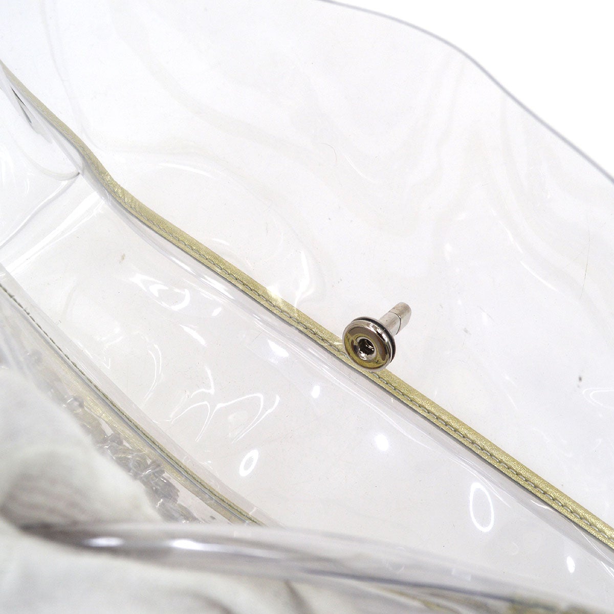 CHANEL 2006-2008 PVC Classic Single Flap Bag Large