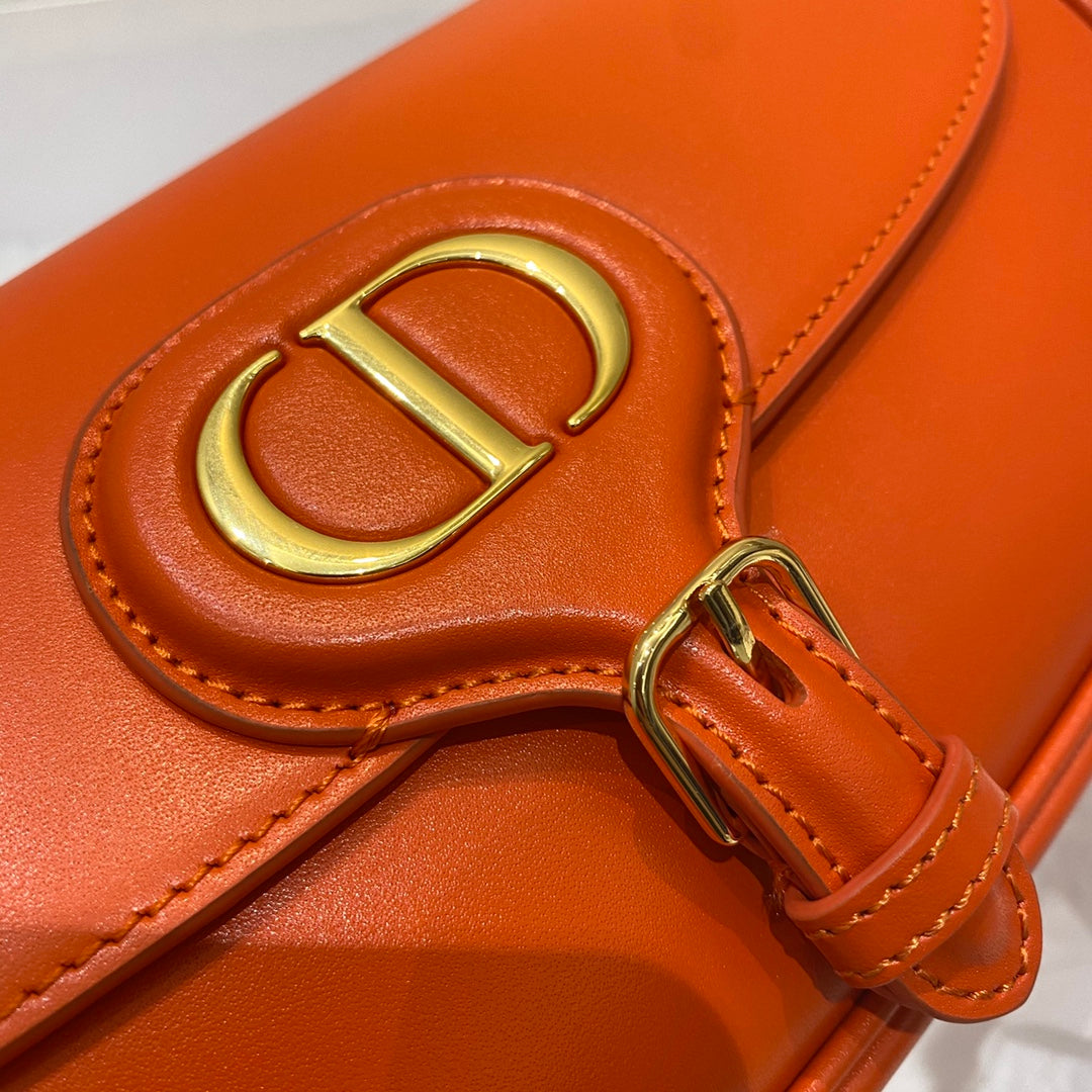 DIOR medium east west bobby 22cm dark tan calfskin ghw