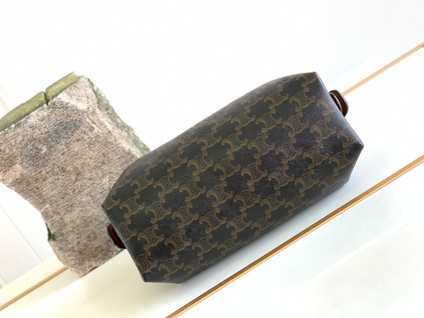 Celine TRIPHOME 24 BLACK PATTERN PRINTED CALFSKIN