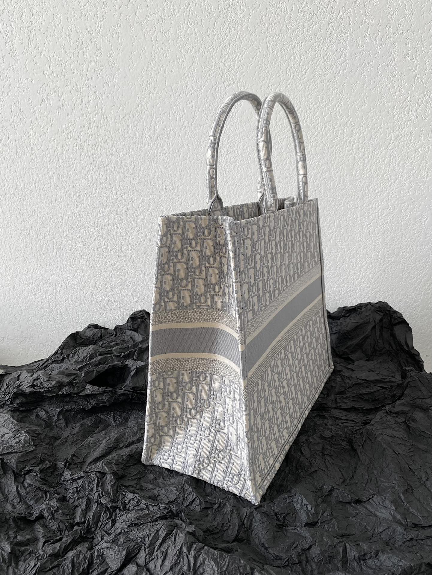 DIOR Large Book Tote 42cm Grey