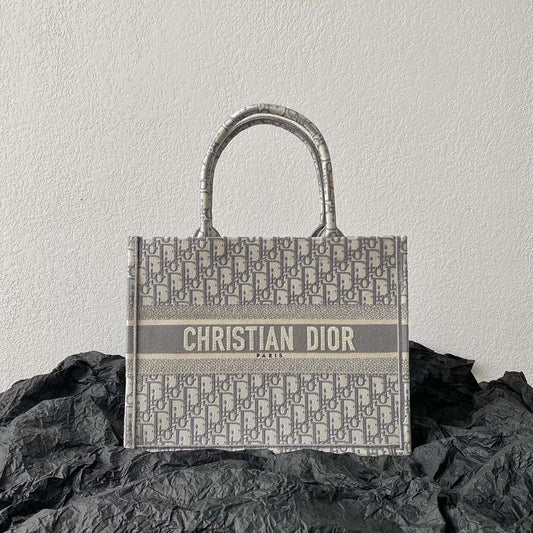 DIOR Medium Book Tote 36cm Grey